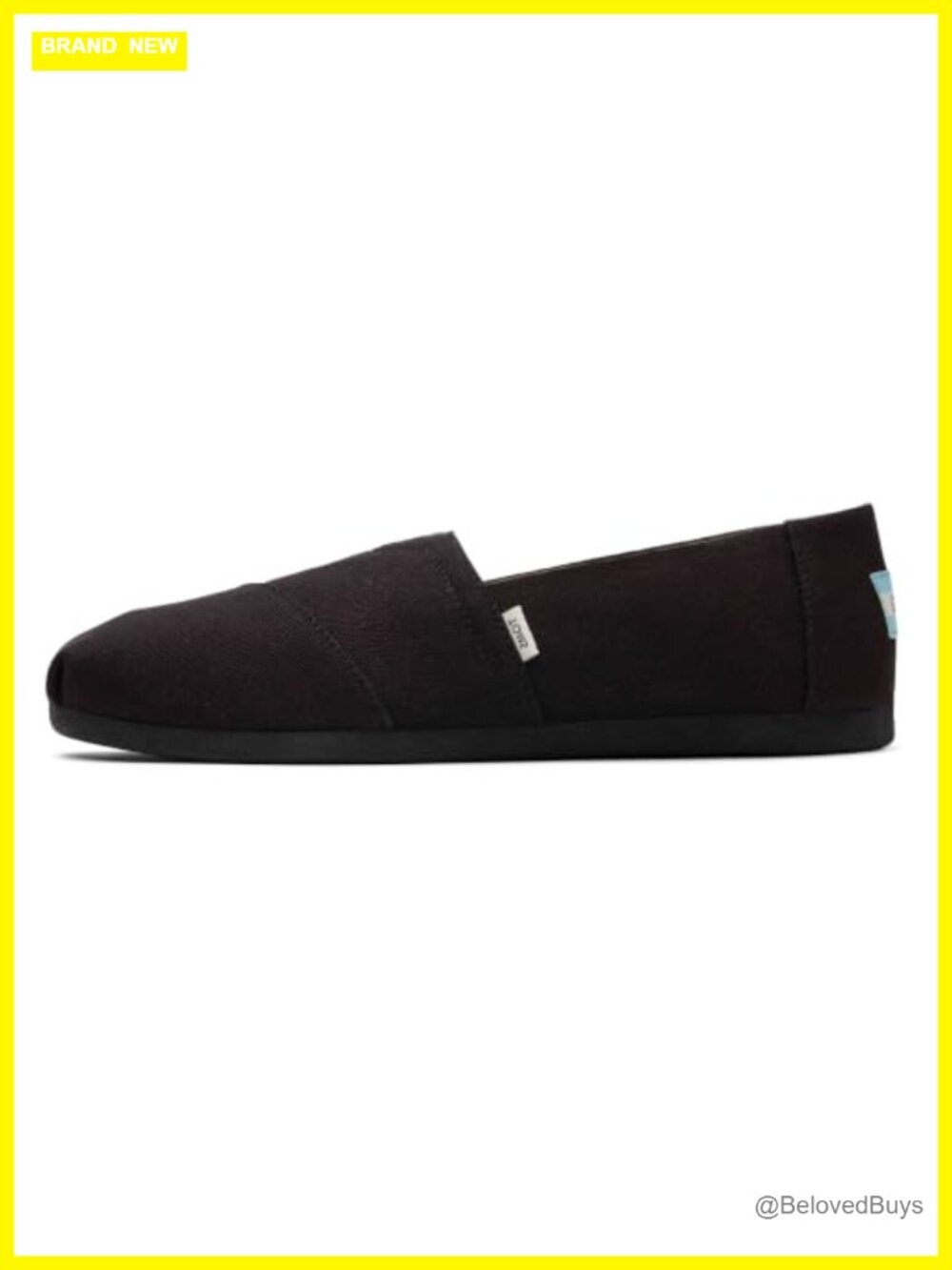 Recycled Cotton Canvas Slip-On Loafers Casual Comfort